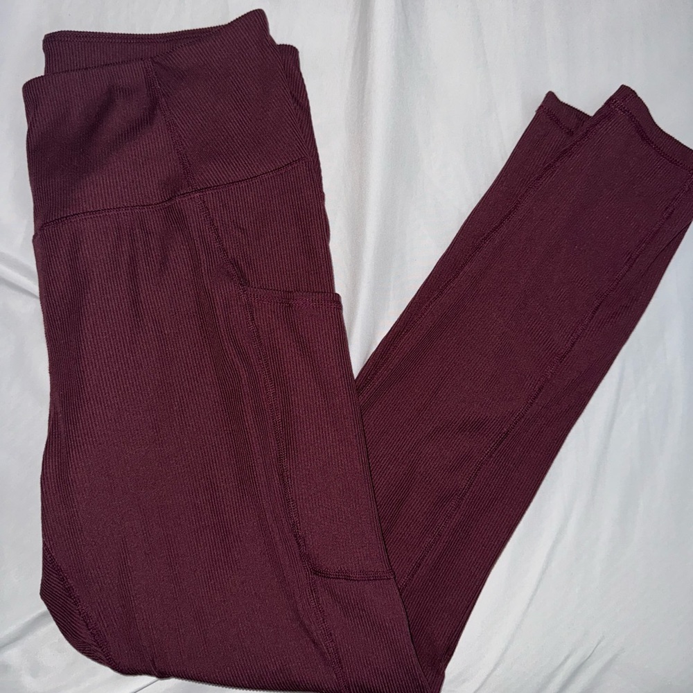 Ribbed leggings